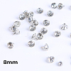 Brass Rhinestone Rivets KK-WH0035-13D-1