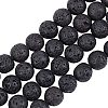 Natural Lava Rock Beads Strands X-G-OC0001-38-10mm-1