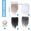 Globleland 2 Sets 2 Colors Polyester Beard DIY-GL0004-112-2