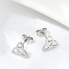 Non-Tarnish 304 Stainless Steel Stud Earrings EJEW-P235-01P-2