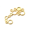 Alloy Cabochon Connector Settings EA10977Y-NFG-4