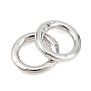 Brass Closed Jump Rings KK-D257-01P-10-2