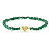 Christmas Glass Seed Beaded Stretch Bracelets for Women OT9576-6-1