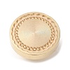 Golden Plated Wax Seal Brass Stamp Head LS-AJEW-C031-01C-2