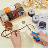 SUPERFINDINGS 12 Rolls 12 Colors Faux Suede Cord LW-FH0001-01A-4