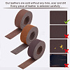 3 Rolls 3 Colors Flat PU Leather Cord LC-GF0001-15A-7