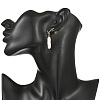 304 Stainless Steel Stud Dangle Earrings with Natural Baroque Keshi Pearls EJEW-JE07339-2