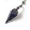 Natural Lapis Lazuli Dowsing Pendulum Big Pendants G-H285-02P-05-3