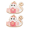 Halloween Alloy Enamel Pendants ENAM-Z022-02D-1