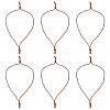 Adjustable Waxed Polyester Cord Necklace Making NJEW-TAC0028-3