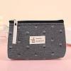 Waterproof Canvas Cosmetic Zipper Bags PW-WG637D7-02-1