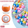 80Pcs Opaque Acrylic Beads OACR-SP0001-43-2