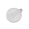 Buddhist 304 Stainless Steel Pendants SA-CBAE30B-02B-P-2