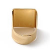 Square Enamel with Evil Eye Wide Band Finger Rings RJEW-A014-02G-01-3