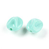 Opaque Acrylic Beads SACR-T017-34B-2