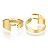 (Jewelry Parties Factory Sale)Alloy Cuff Finger Rings RJEW-S038-195F-G-NR-3
