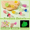 30Pcs 10 Styles Luminous Resin Fruit Display Decorations DJEW-GA0001-74-3