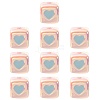 10Pcs Opaque Acrylic Enamel Beads ACRC-FS0001-02E-1