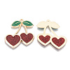Transparent Epoxy Resin Pendants RESI-T047-04KC-RS-2