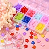 240Pcs 10 Colors Transparent Acrylic Beads MACR-YW0001-89-6