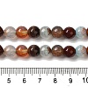 Dyed & Heated Natural Dragon Veins Agate Beads Strands G-P539-A01-10-5