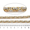 201 Stainless Steel Byzantine Chains SA-CBA46AF-02C-PG-2