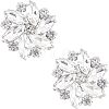 Alloy Rhinestone Shoe Clip Findings FIND-FG0001-02P-1