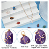 HOBBIESAY 4 Sets 2 Styles Natural Mixed Gemstone Pendants G-HY0001-61-5