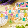 Luminous Translucent Resin Mushroom Charms CD-TAC0001-47-5