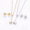 304 Stainless Steel Jewelry Sets SJEW-H137-10-1