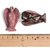 Natural Rhodonite Carved Angel Figurines G-O200-03J-07-3