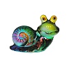 Glass 3D Snail Figurines PW-WG50214-03-1