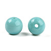 Opaque Solid Color Glass Beads GLAA-N007-8mm-A13-2