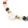 Electroplate Glass Beads Bracelets & Necklace Set SJEW-JS01200-6