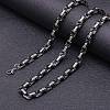 Titanium Steel Byzantine Chains Necklace for Men FS-WG56795-88-1