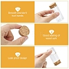 15Pcs 3 Styles Glass Cork Bottles Ornament DIY-YW0016-09-3