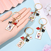 Alloy Enamel Keychain KEYC-YW00164-01-5