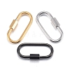304 Stainless Steel Screw Carabiner Lock Charms STAS-H107-04A-1