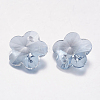 Faceted Glass Rhinestone Charms RGLA-F055-12x12-001BS-2