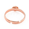 Adjustable Brass Finger Rings Components KK-WH0054-22B-RG-2
