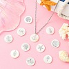 Natural Freshwater Shell Pendants SHEL-CJ0001-05-6