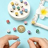 20Pcs UV Plating Acrylic European Beads OACR-YW0003-67-5