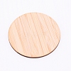 Flat Round Bamboo Boards for Painting AJEW-WH0129-29B-1