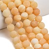 Natural Yellow Calcite Beads Strands GG-CBAA3AB-03-14mm-1