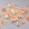 Autumn Theme Maple Leaf Deco Mesh Ribbons OCOR-I005-C02-2