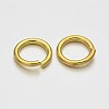 Brass Open Jump Rings KK-E647-17G-5mm-2