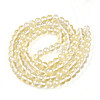 Baking Paint Transparent Glass Beads Strands DGLA-N011-8mm-02-2