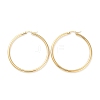 Ring 304 Stainless Steel Hoop Earrings for Women Men EJEW-B049-01G-G-1