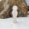 Natural Rose Quartz Carved Healing Goddess Figurines PW-WG60907-03-1