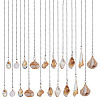 20Pcs 10 Styles Opaque Acrylic Shell Charms Ceiling Fan Pull Chain Extenders PALLOY-HY00061-1